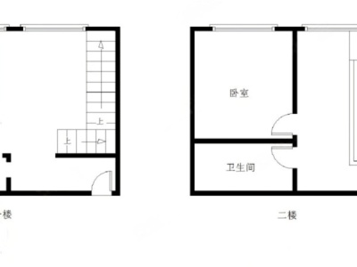 天朗海峰小区1室1厅1卫户型图2