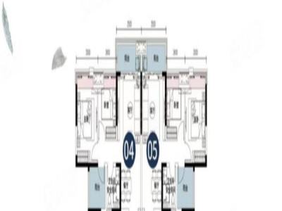 雅居蓝湾(高明)小区2室2厅1卫户型图2