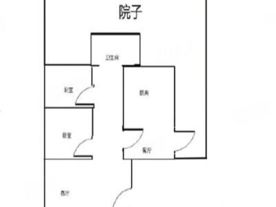 御东领岸小区2室2厅1卫户型图1