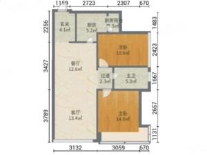 碧水岸 2室2厅 82.88㎡ 精装珠海斗门区井岸镇二手房图片
