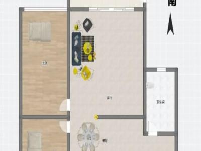 永怡花园北区小区2室2厅1卫户型图2