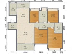 蓝湾半岛 4室2厅 143.34㎡ 精装珠海斗门区井岸镇二手房图片
