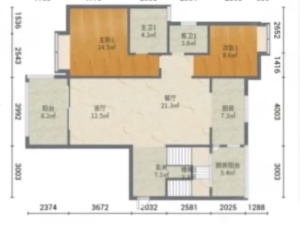 宁海尚峰 5室2厅 230㎡ 毛坯珠海斗门区井岸镇二手房图片