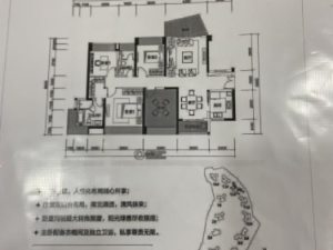 华发峰景湾 4室2厅 134.68㎡ 精装珠海香洲区湾仔二手房图片