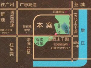 广州观园壹号新房楼盘交通图3